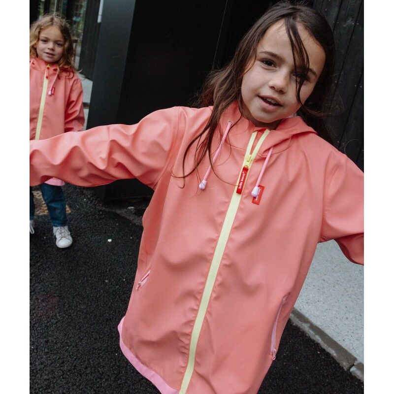 Hello Hossy Pink - Waterproof jacket - Kid's | Hardloop