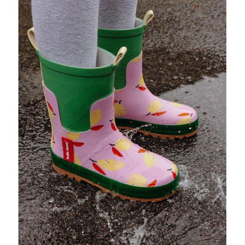 Hello Hossy Lemony - Regenlaarzen - Kinderen | Hardloop
