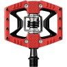 Crankbrothers Double Shot 3 Alloy Hybrid Flat & Clip-In Pedals - Pedály nášlapné horské na kolo | Hardloop