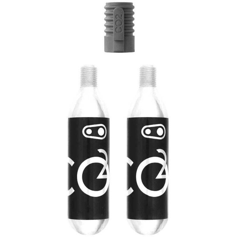 Co2 25G Cartridges W/ Inflator X2 - Bike Pump