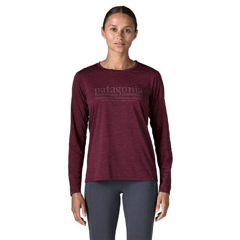 Patagonia W's L/S Cap Cool Daily Shirt - Hut Tripper - Dámské tričko s UV ochranou | Hardloop