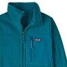 Patagonia K's R2 TechFace Jkt - Dětská fleesová mikina | Hardloop
