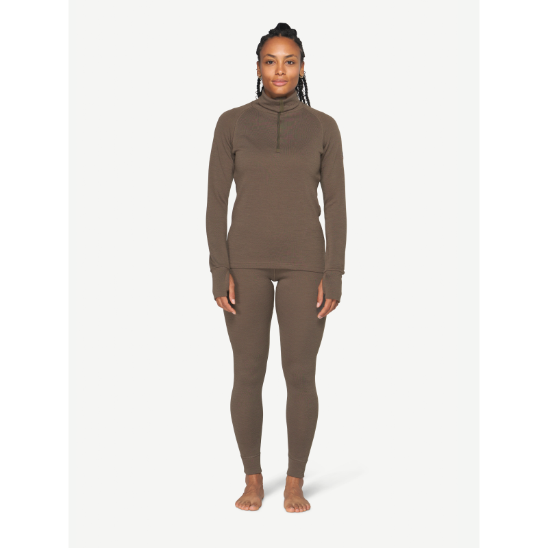 Devold Expedition Merino 235 Z.Neck - Merino Wollen Shirt - Dames | Hardloop