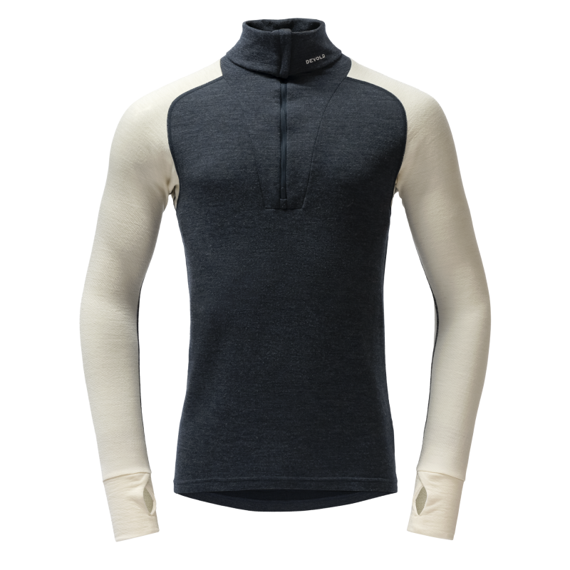 Devold Expedition Merino Silk Zip - Maillot thermique laine mérinos homme | Hardloop