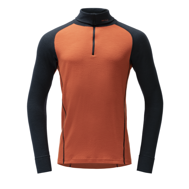 Devold Duo Active Merino 205 Z.Neck - Merino Wollen Shirt - Heren | Hardloop