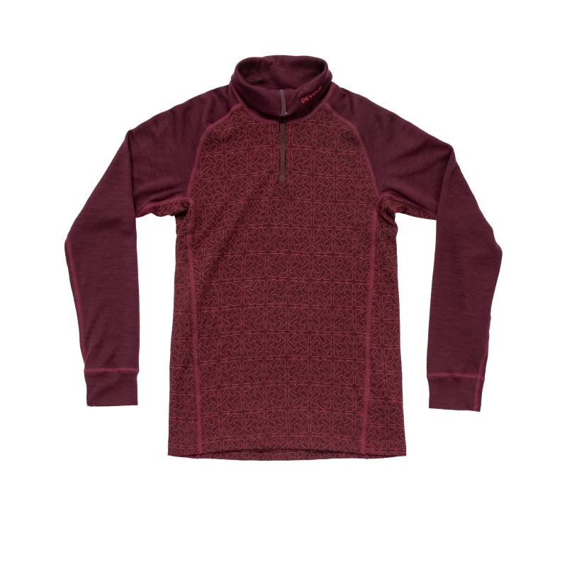 Devold Duo Active Merino Zip Neck Jr - Jersey de lana merino - Niños | Hardloop