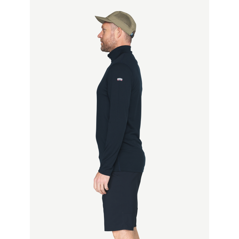 Devold Breeze Plus Merino 200 Zip Neck - Merinouldtrøj - Herrer | Hardloop