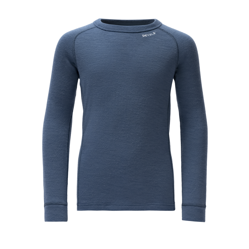 Devold Duo Active Merino Shirt Jr - Maillot thermique laine mérinos enfant | Hardloop