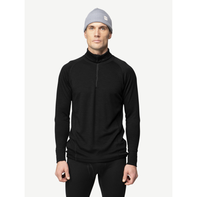 Duo Active Merino 205 Zip Neck - Pánské Merinoové Trička