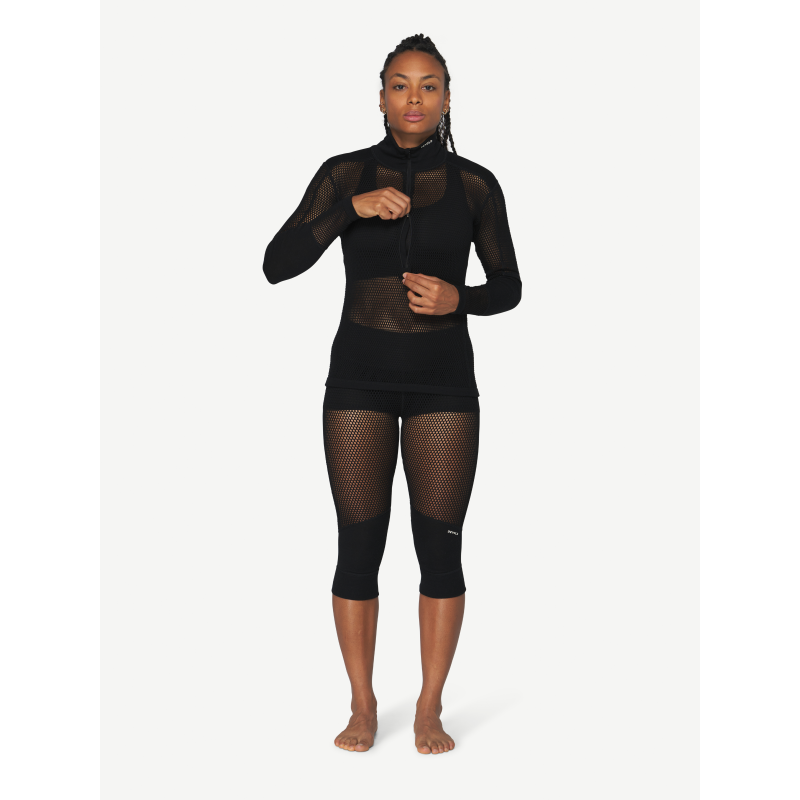 Devold Wool Mesh Pro Zip Neck - Merino Wool Jersey - Women's | Hardloop