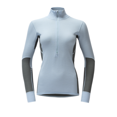 Wool Mesh 190 Zip Neck - Dámské Merinoové Trička
