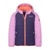 Deep Violet / Light Violet / Coral Pink