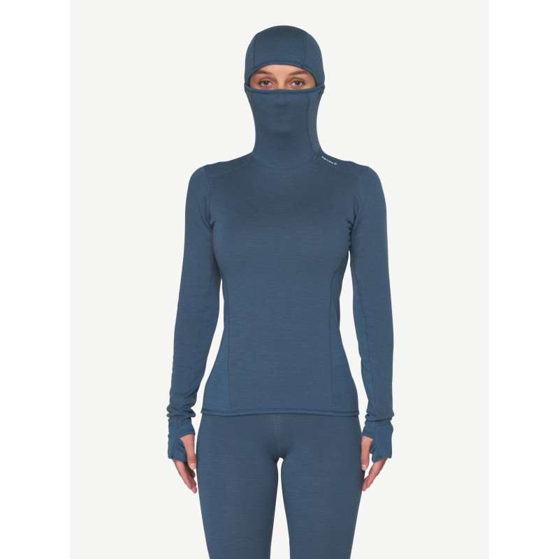 Reverso Merino Hoodie - Maillot thermique laine mérinos femme