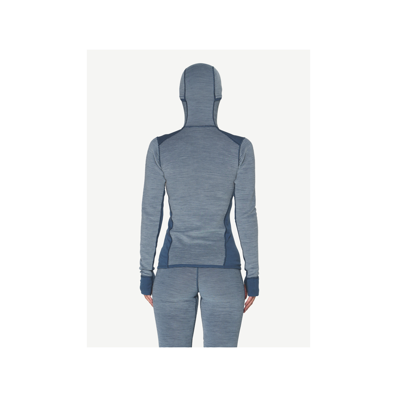 Devold Reverso Merino Hoodie - Merinoulltröja - Dam | Hardloop