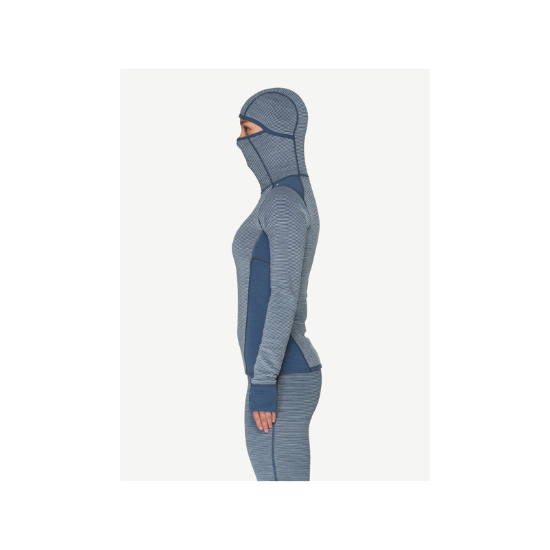 Devold Reverso Merino Hoodie - Merinoulltröja - Dam | Hardloop