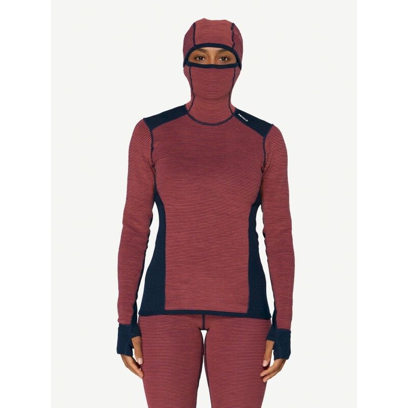 Devold Reverso Merino Hoodie - Maillot thermique laine mérinos femme | Hardloop