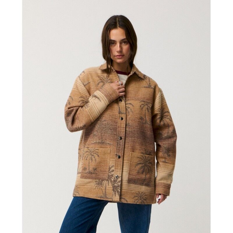 Retro Swell Jacquard Shacket - Jacket - Women's