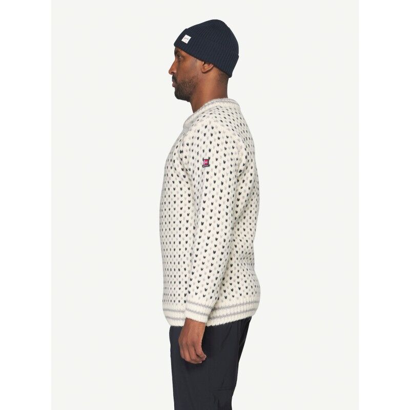 Devold Nordsjø Two-Tone Sweater - Sweter | Hardloop