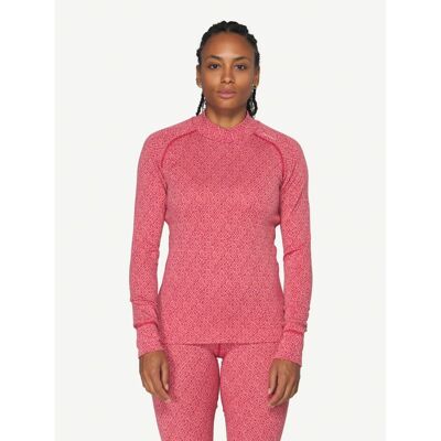 Signature Silk 230 Cross Neck - Maillot thermique laine mérinos femme