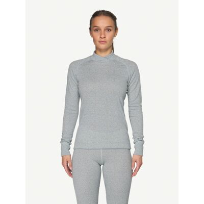 Signature Silk 230 Cross Neck - Merinovillapaidat - Naiset