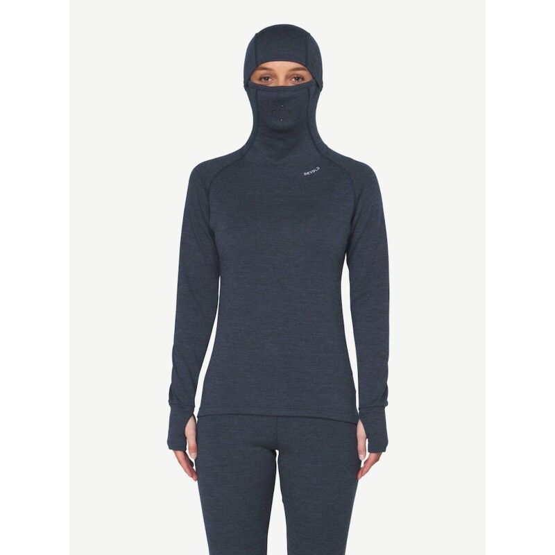 Expedition Merino Silk Hoodie - Merinowolltrikot - Damen