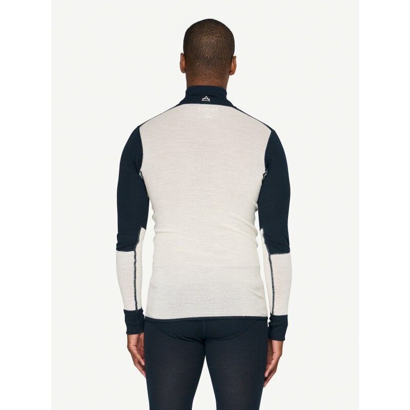 Devold Wool Mesh 190 Zip Neck - Maillot thermique laine mérinos homme | Hardloop