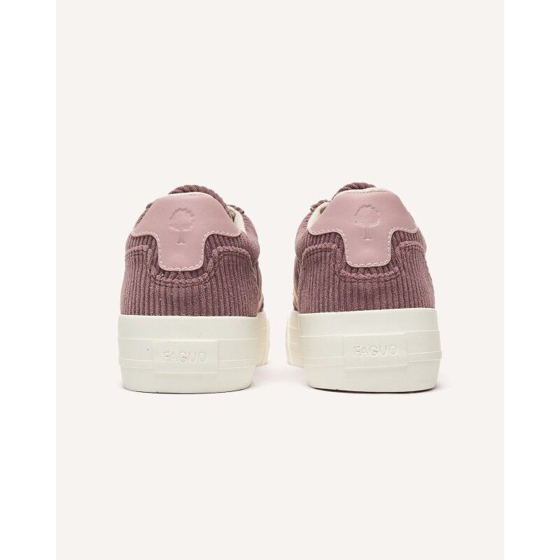 Faguo Walnut Platform Tennis Woven - Chaussures lifestyle femme | Hardloop