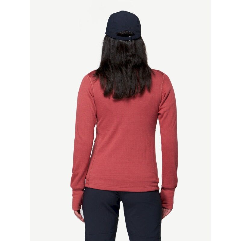 Devold Egga Grid Merino Jacket - Merino Fleece jacket - Women's | Hardloop