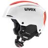 White / Electric Red