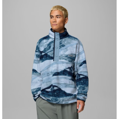 Helvetia II Printed Half Snap Fleece - Polaire homme