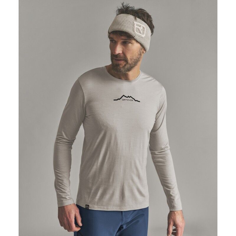 Ortovox 150 Cool Mountain Ls M - T-shirt en laine mérinos homme | Hardloop