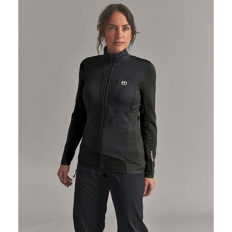 Ortovox Fleece Grid Jacket - Merino Fleecejacke - Damen | Hardloop