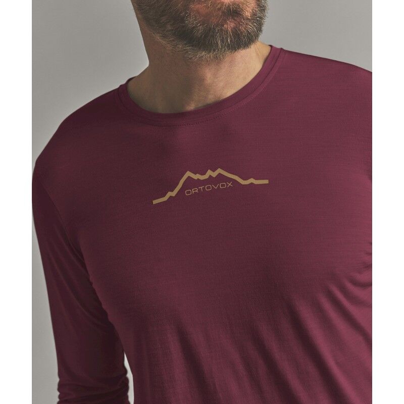Ortovox 150 Cool Mountain Ls M - Camiseta de lã merino homem | Hardloop
