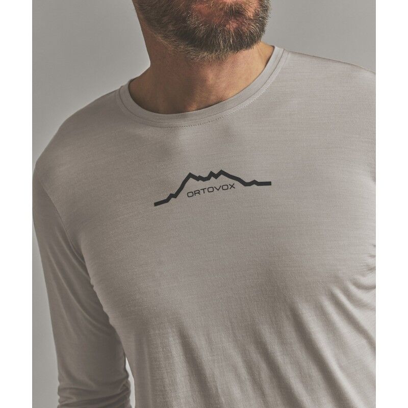 Ortovox 150 Cool Mountain Ls M - T-shirt en laine mérinos homme | Hardloop