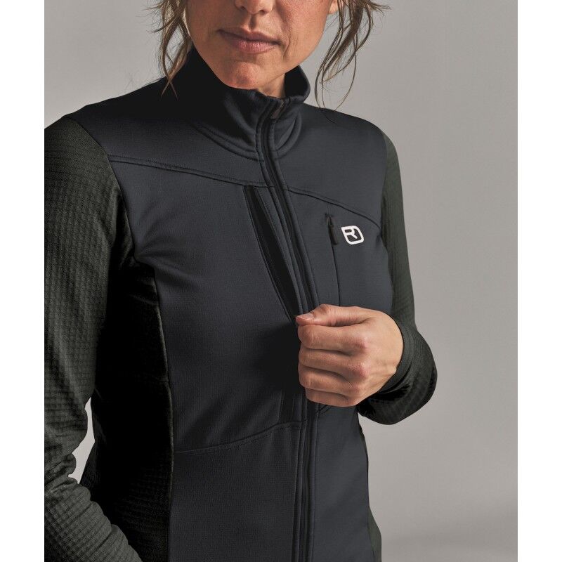 Ortovox Fleece Grid Jacket - Merino Fleecejacke - Damen | Hardloop