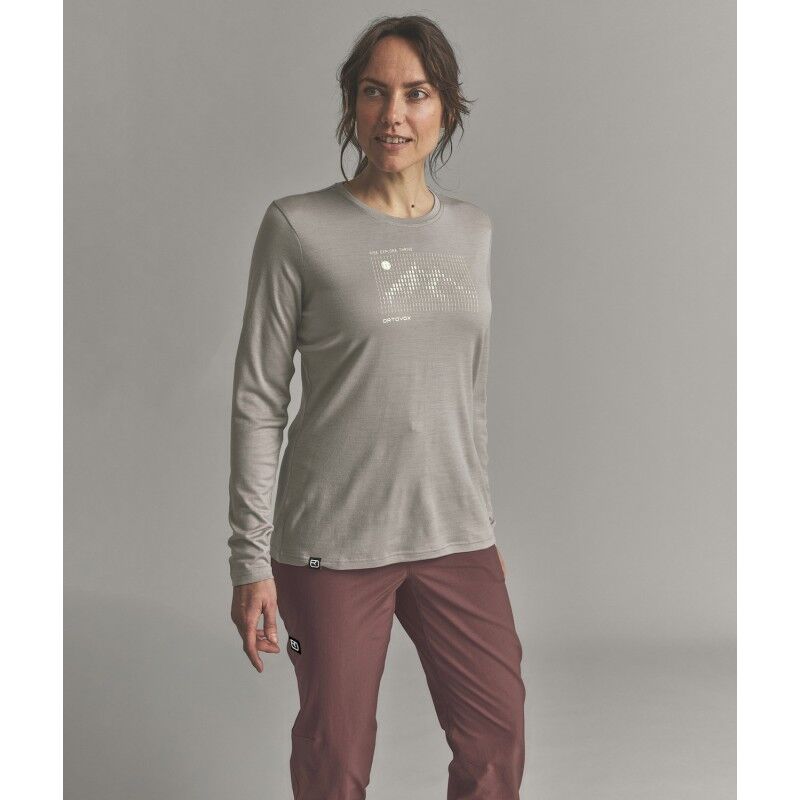 Ortovox 185 Merino Sunrise Ls W - Merino shirt - Women's | Hardloop