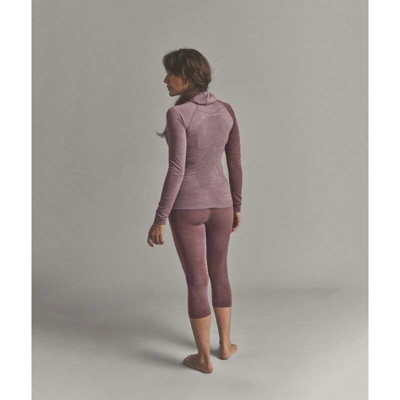 Ortovox 120 Comp Light Hoody - Roupa interior de lã merino mulher | Hardloop