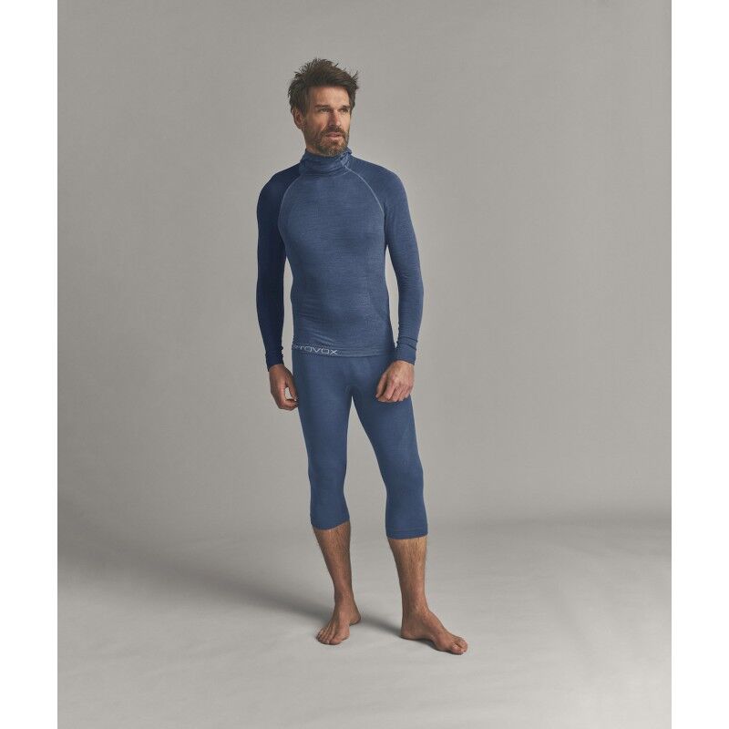 Ortovox 120 Comp Light Hoody - Roupa interior de lã merino homem | Hardloop
