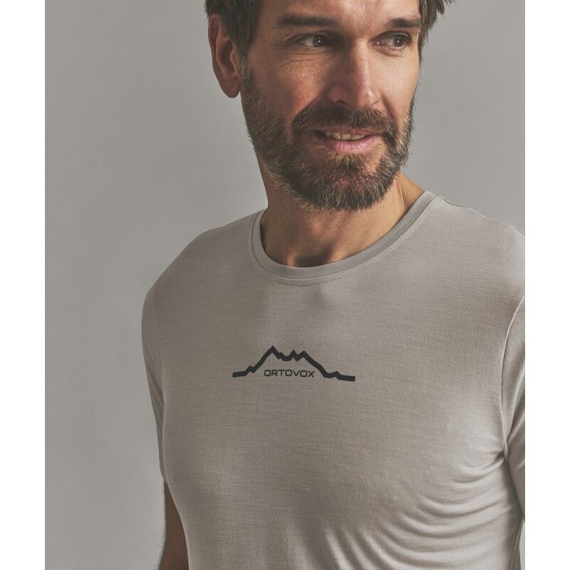 Ortovox 150 Cool Mountain Ts M - T-shirt en laine mérinos homme | Hardloop