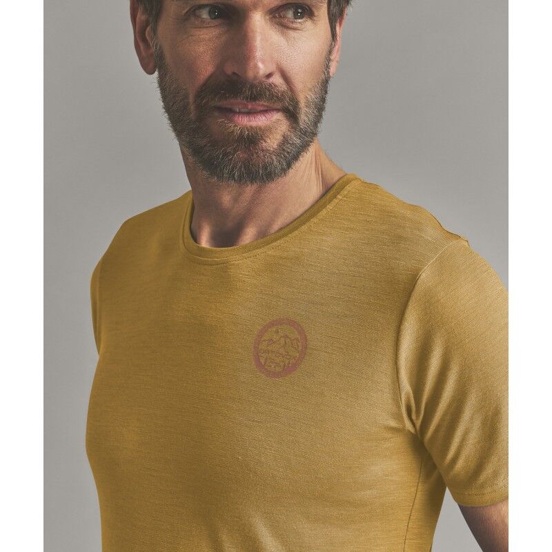Ortovox 185 Merino Mtn Badge Ts M - Camiseta de merino - Hombre | Hardloop
