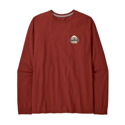 M's L/S Great Waves Responsibili-Tee - T-shirt homem