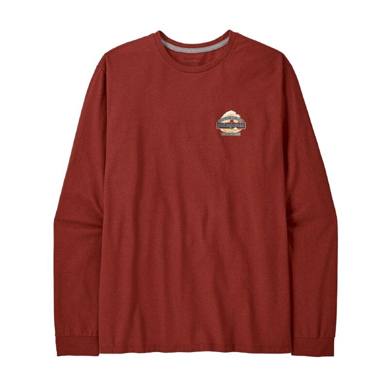 M's L/S Great Waves Responsibili-Tee - T-shirt - Herr