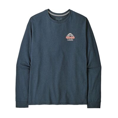 M's L/S Great Waves Responsibili-Tee - T-shirt homem