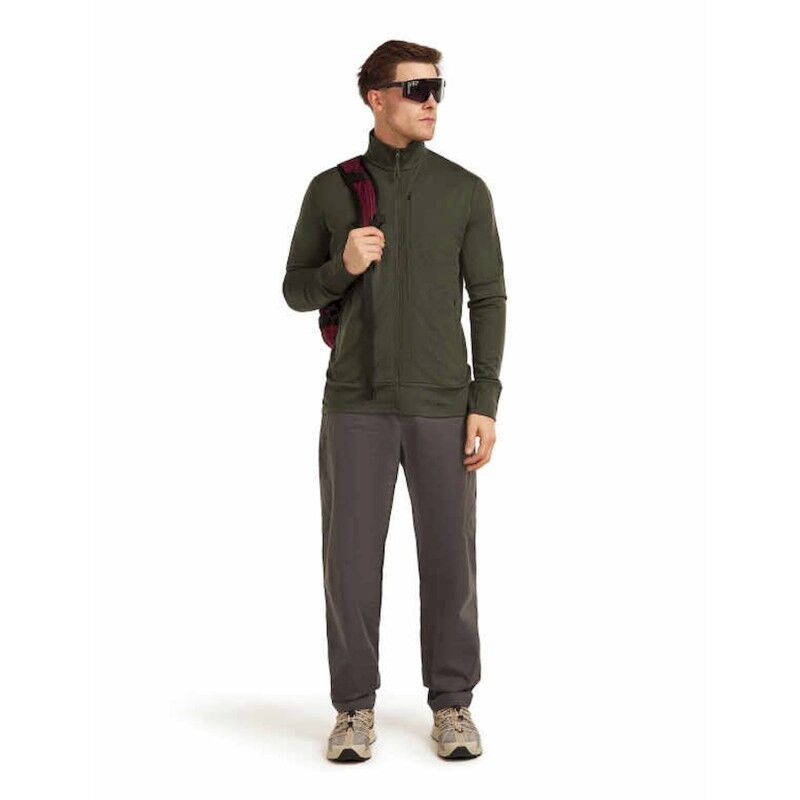 icebreaker 260 Quantum IV LS Zip - Polar z wełny Merino® męski | Hardloop