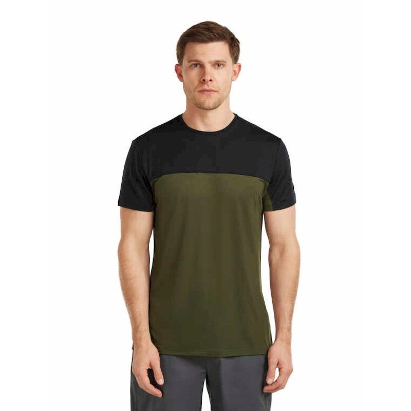 Icebreaker Merino 125 Cool-Lite Sphere III SS Tee Colour Block - T-shirt en laine mérinos homme | Hardloop