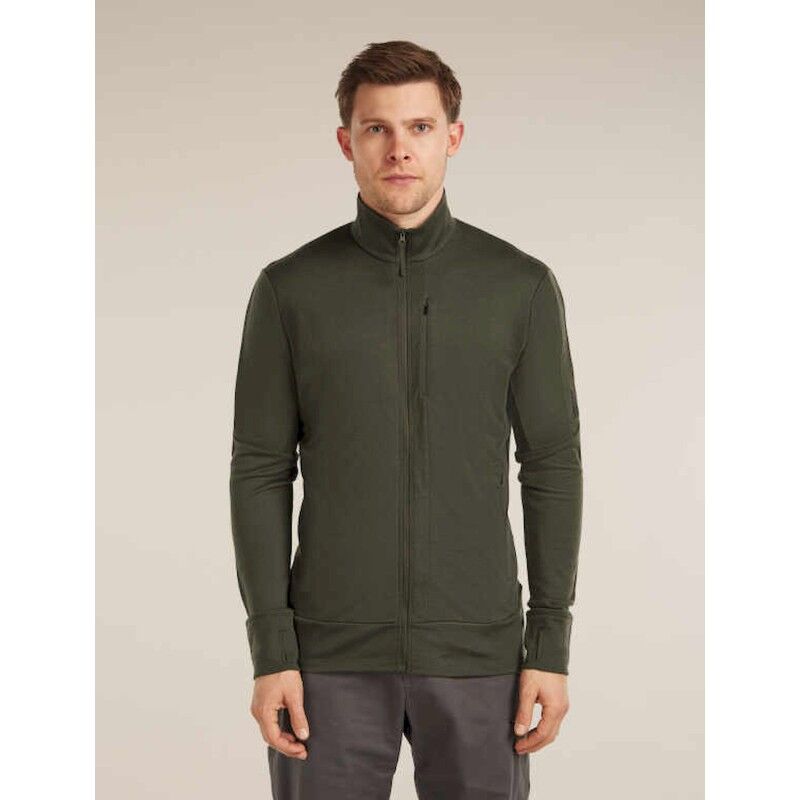 icebreaker 260 Quantum IV LS Zip - Polaire en laine mérinos homme | Hardloop