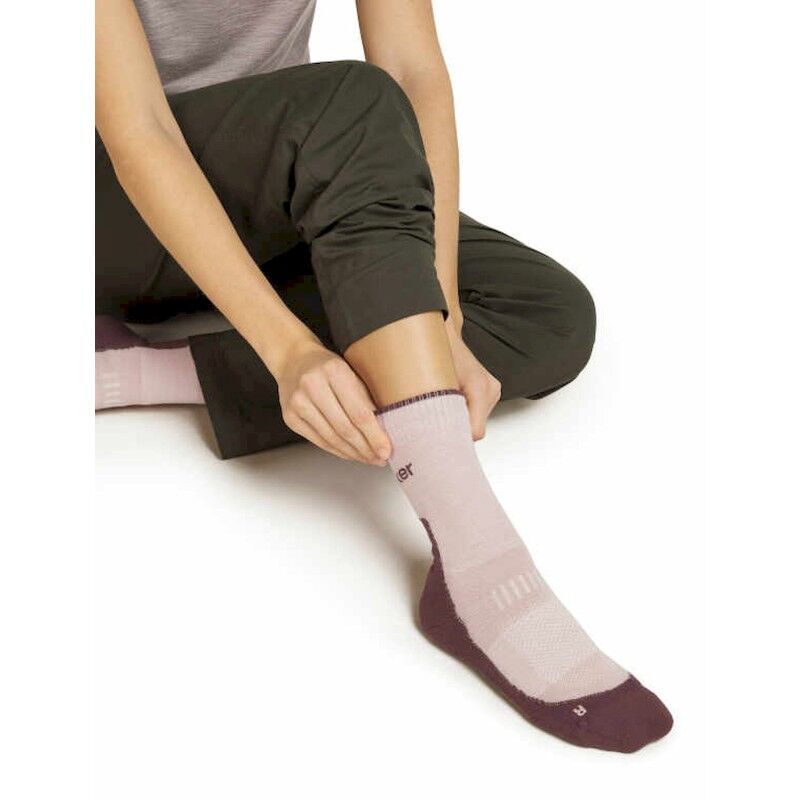 icebreaker Merino Hike+ Light Crew - Chaussettes en laine mérinos femme | Hardloop