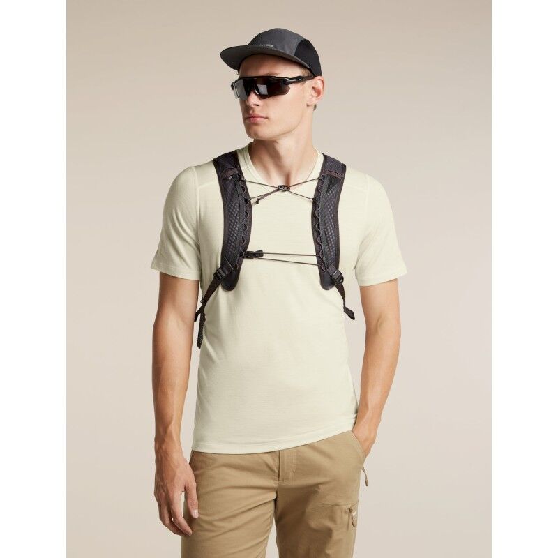 Icebreaker 200 Oasis Short Sleeve Crewe - Merinotröja Herr I Hardloop