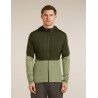 icebreaker 200 RealFleece Descender LS Zip Hoodie - Merino Fleecejacke - Herren | Hardloop