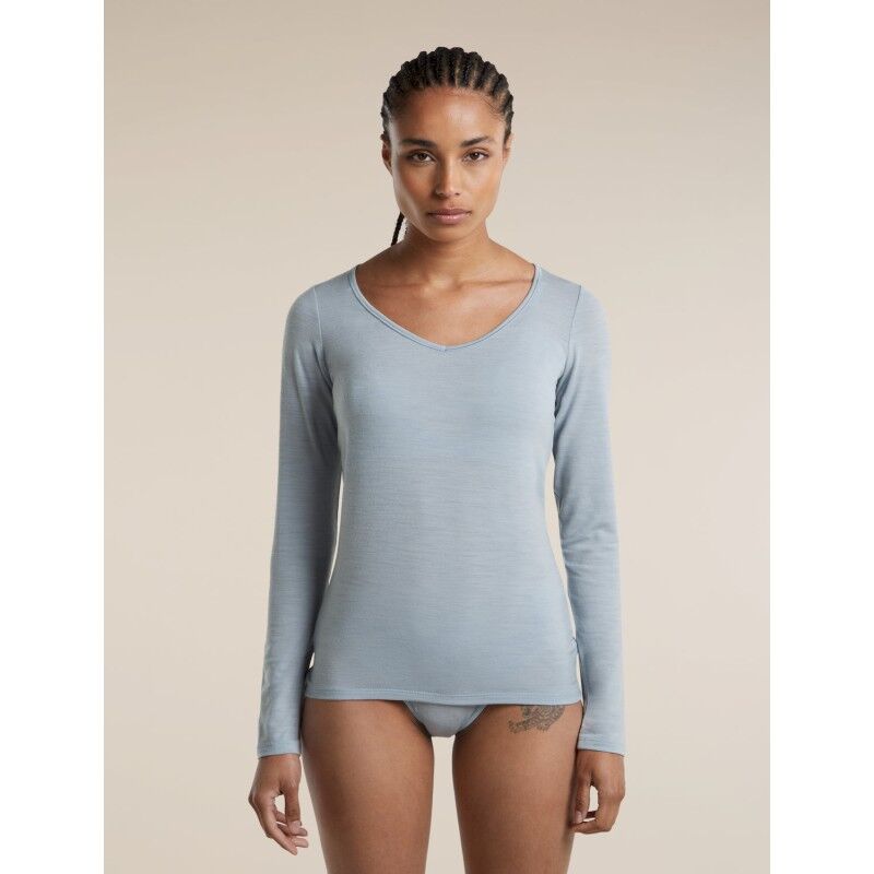 Siren Long Sleeve Sweetheart - Camiseta de lã merino mulher